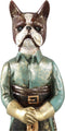 PTMD Arne Green Poly Dog Statue