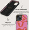Burga Elite Case Geschikt voor Apple iPhone 15 Hoesje Back Cover Compatibel met MagSafe Ride the Wave