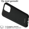 iMoshion Hoesje Geschikt voor iPhone 14 Pro Max Hoesje Siliconen - iMoshion Color Backcover - Zwart
