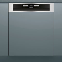 Bauknecht Ibbo 3c26 X - Half Geïntegreerde Vaatwasser - 14 couverts - H: 82 cm B: 60 cm D: 55.5 cm