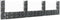 vidaXL - Schanskorf - U-vormig - met - 5 - palen - 500x20x200 - cm - ijzer