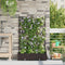vidaXL - Tuinplantbak - met - Trellis - - - 2 - stuks - - - Bruin - - - 80 - x - 40 - x - 125,5 - cm