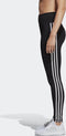 adidas Design 2 Move 3-Stripes - Dames Legging - Hoge taille Climalite - Zwart/Wit