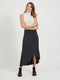 Object Midi Rok - Dames - Elastieke Tailleband Overslag Effect - M