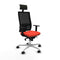 Bureaustoel met hoofdsteun Piqueras y Crespo 1D086N1 Donker oranje