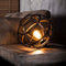 Tafellamp metaal - industriele lamp - tafellamp Zwart bruin