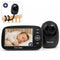 Five Stars® Dream One - Babyfoon met Camera - 5 inch Display - Baby Monitor - Inclusief Flexhouder - Zwart