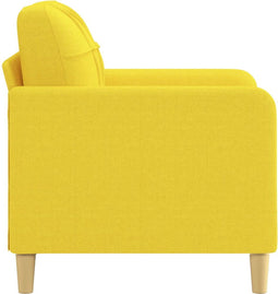 Fauteuil 60 cm stof lichtgeel