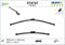 Valeo - Silencio VM347 - Flatblade set 600+400 mm met spoiler