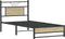 vidaXL - Bedframe - zonder - matras - hout - sonoma - eikenkleurig - 90x190 - cm