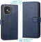 iMoshion Hoesje Geschikt voor iPhone 13 Pro Hoesje - iMoshion Luxe Bookcase - Donkerblauw