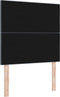 vidaXL - Hoofdbord - met - Knopen - Donkergrijs - 100 - cm - Velvet