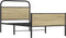 vidaXL - Bedframe - zonder - matras - bewerkt - hout - sonoma - eikenkleur - 90x190 - cm