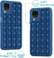 iMoshion Hoesje Geschikt voor Samsung Galaxy A12 Hoesje Siliconen - iMoshion Pop It Fidget Toy - Pop It hoesje - Donkerblauw