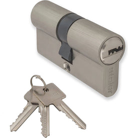 Steier Cilinder 30/45 - Deurcilinder - Inclusief 3 sleutels - Nikkel