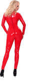 Guilty Pleasure GP Datex Catsuit Met Rits - Rood