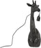 Wandlamp giraf E27 zwart - L20,5B19H61CM