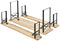Juskys Biertafelset - 3-delig - 170 cm - Houtkleur