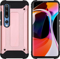 iMoshion Hoesje Geschikt voor Xiaomi Mi 10 Pro / Mi 10 Hoesje - iMoshion Rugged Xtreme Backcover - Rosé