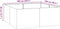 vidaXL - Plantenbak - 100x100x40 - cm - staal - wit