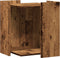 vidaXL - Kattenbakkast - 42x42x51 - cm - bewerkt - hout - oud - houtkleurig