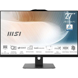MSI Modern AM272P 1M-1098EU - All-in-One PC - Intel Core 5 120U 27" 1920 x 1080 - Zwart