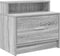vidaXL - Nachtkastjes - 2 - st - met - lade - 51x31x47 - cm - grijs - sonoma - eikenkleur