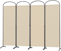 Angel Living Paravent - 4-delig - Opvouwbaar - 160 g/m² Polyester - Stalen Frame - Ruimteverdeler