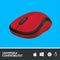 Logitech M220 Silent - Draadloze Muis - Ruisonderdrukking 90% - Rood