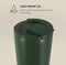 Burga Coffee Mug - Khaki - Thermosbeker - 470 ML - Lekdicht - Dubbelwandig RVS - Vrij van BPA / BPS en BPF - Koffiebeker to go