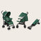 Lionelo Elia - Buggy - Lichte 7kg Duurzame Kinderwagen 5-Punts Gordel Verstelbare Rugleuning Muskietennet Groen