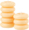 J-Line kaars Macaron - lichtgeel - large - 10U