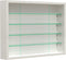 Vitrinekastje - wandvitrine - glasplanken 50 cm breed x 4.5 cm diep - schuifdeuren
