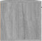 vidaXL - Wandkast - 60x36,5x35 - cm - bewerkt - hout - grijs - sonoma - eikenkleurig