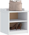 vidaXL - Gangbankje - SANDNES - wit - 45x40x50 - cm - massief - grenenhout