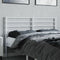 vidaXL - Hoofdbord - metaal - wit - 150 - cm