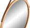 Wandspiegel Home ESPRIT – Natuurlijk Bamboe – Cirkelvormig 45 cm Elegant en Duurzaam