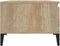 vidaXL - Salontafel - 90x50x36,5 - cm - bewerkt - hout - sonoma - eikenkleurig