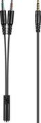 Sandberg 126-15 - MiniJack Chat Headset - 40 mm drivers - Zwart