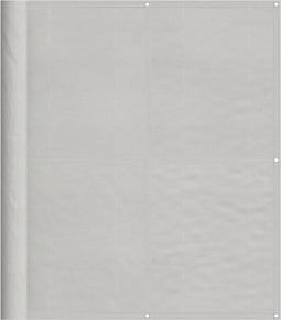 vidaXL - Balkonscherm - 120x1000 - cm - 100% - oxford - polyester - lichtgrijs