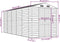 vidaXL - Tuinschuur - 191x470x198 - cm - gegalvaniseerd - staal - bruin