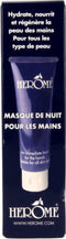 Herome Handmasker voor de Nacht - Overnight Hand Mask - Kalmerend - Verzorgend - Herstellend - 40ml.