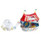 Ferplast Circus Fun - Hamsterkooi - Origineel ontwerp - Wit/Rood - 49,5 x 34 x 42,5 cm