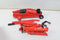 Carpoint - Verrijdbare Garagekrik & Assteunen - Max. draagvermogen 2000KG - Rood (set van 2)