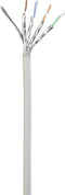 Renkforce RF-5047488 RJ45 Netwerkkabel, patchkabel CAT 6A S/FTP 3.00 m Grijs Vlambestendig 1 stuk(s)