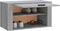 vidaXL - Wandschoenenkast - 70x35x38 - cm - massief - grenenhout - sonoma - grijs