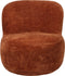 Fauteuil Marc - Roest - Stof Koper - Comfortabele Fauteuil