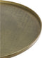Light & Living Popeta Ronde Salontafel - Antiek Brons/Zwart - Ø75x35cm