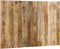 vidaXL - Hoofdbord - 120 - cm - massief - ruw - mangohout