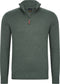 Mario Russo Skipper - Heren Trui - Half Zip - Groen - L